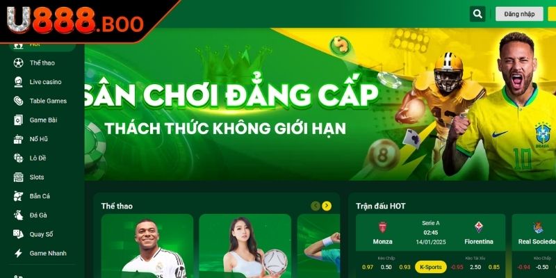 Đăng Ký u888 1 Truy cập trang chủ U888