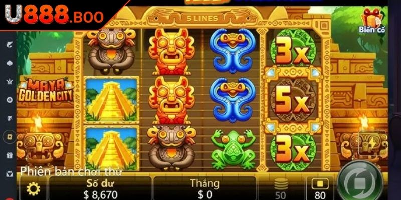 Thành Phố Vàng Maya 4 U888 - Cơ Chế Hoạt Động & Bí Kíp Thắng 1 Khám phá trò chơi Thành Phố Vàng Maya 4 U888